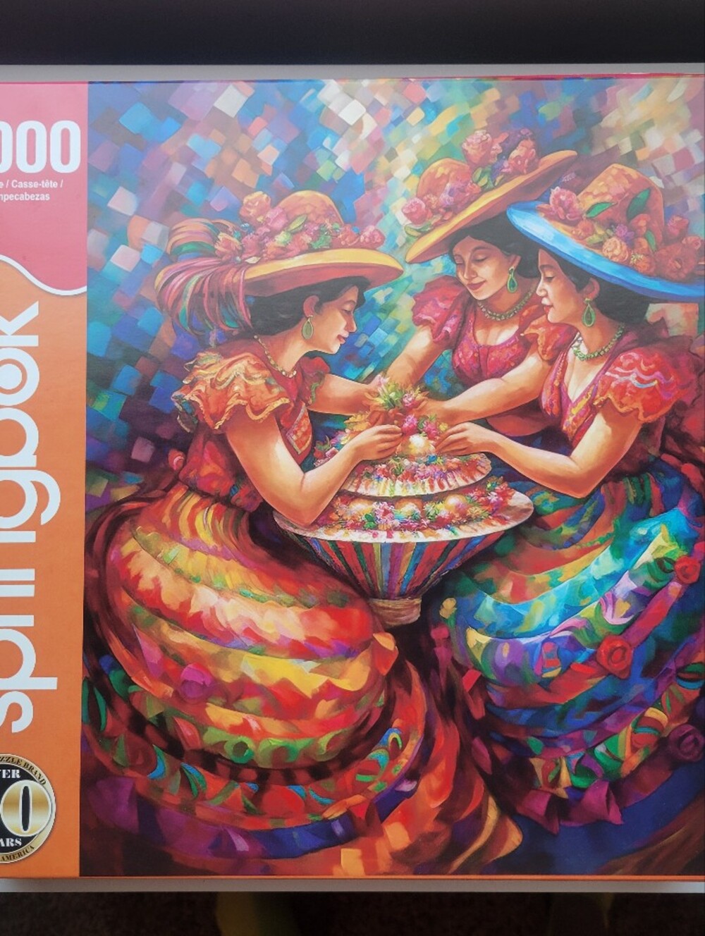 Springbok Colorful Fiesta 1000-Piece Puzzle